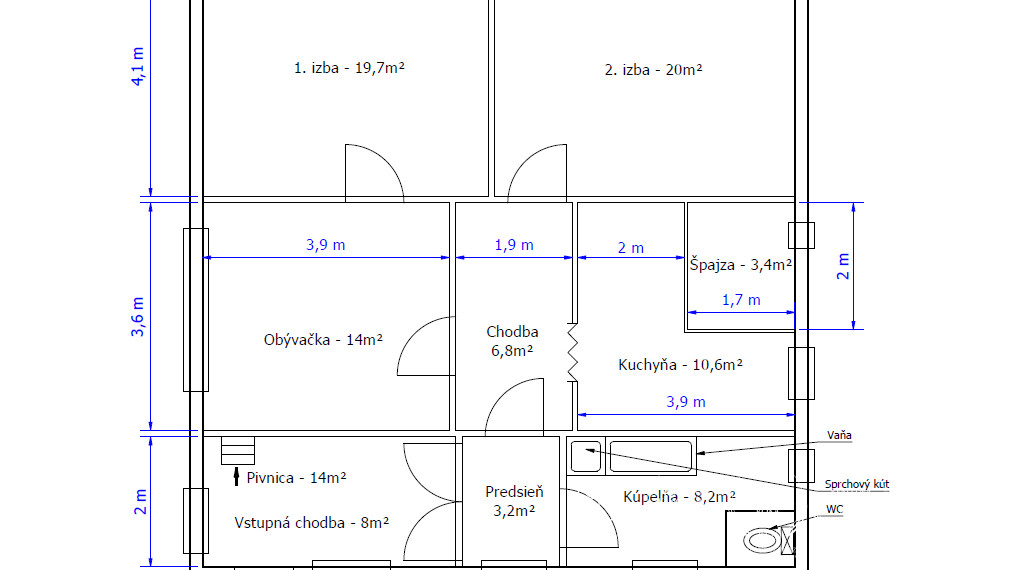 REZERVOVANÉ - BOSEN | Rodinný dom s dvomi garážami, Kúty, Štefánikova, na pozemku 990 m2