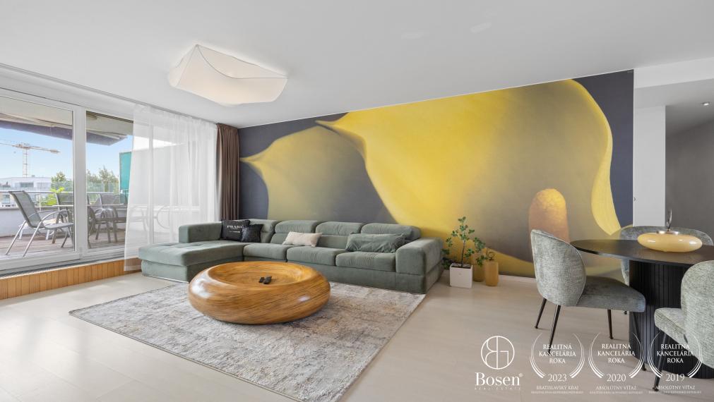 Elegantný 5-izbový byt s veľkorysou terasou vo vynikajúcej bratislavskej lokalite