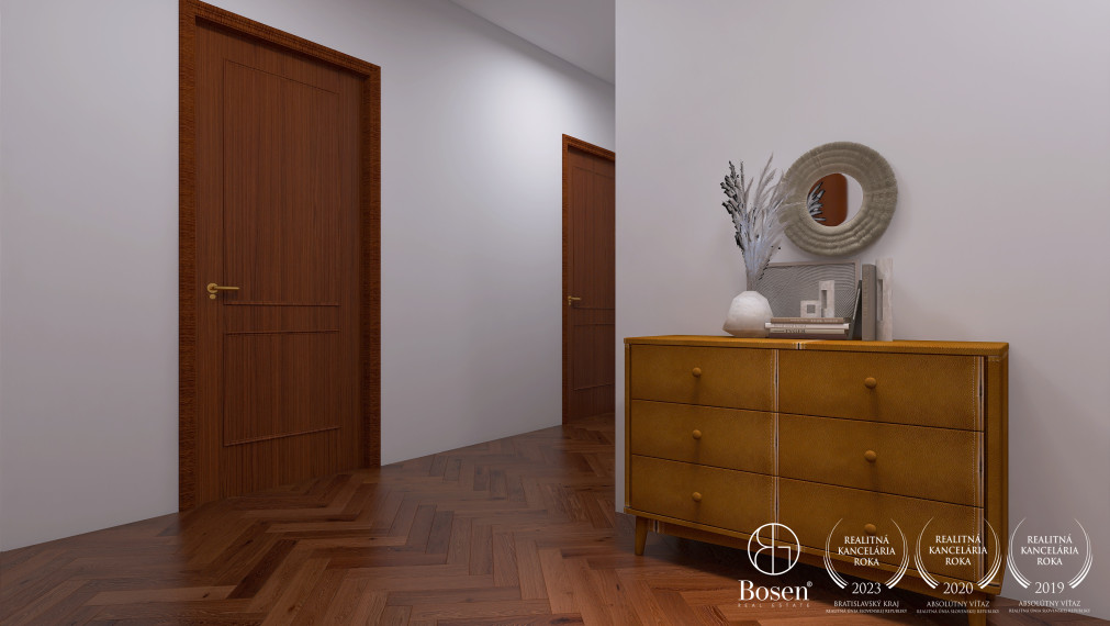 BOSEN | Priestranný 3izbový byt s veľkou loggiou a balkónom, 110m2.