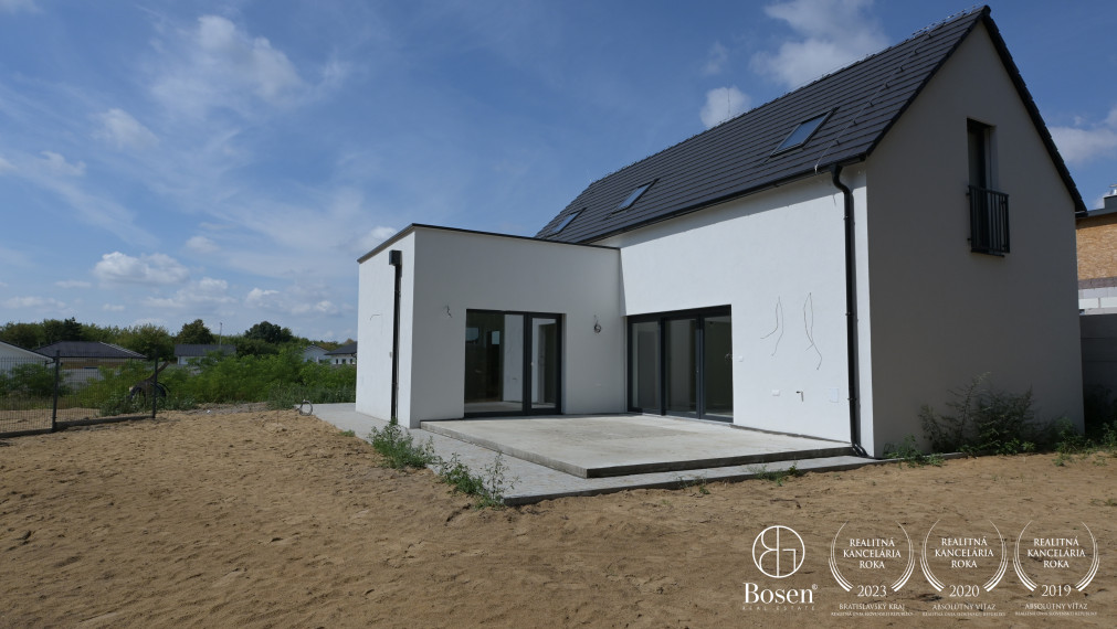 BOSEN | Na predaj novostavba 4 izbového rodinného domu v novej lokalite v blízkosti lesa v obci Gajary