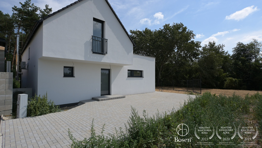 BOSEN | Na predaj novostavba 4 izbového rodinného domu v novej lokalite v blízkosti lesa v obci Gajary