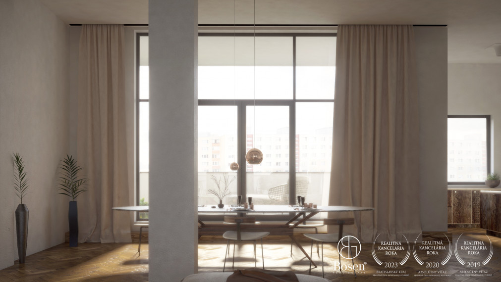 REZERVOVANÉ - BOSEN | Byt s krásnym výhľadom, Černyševského, 771.64m2