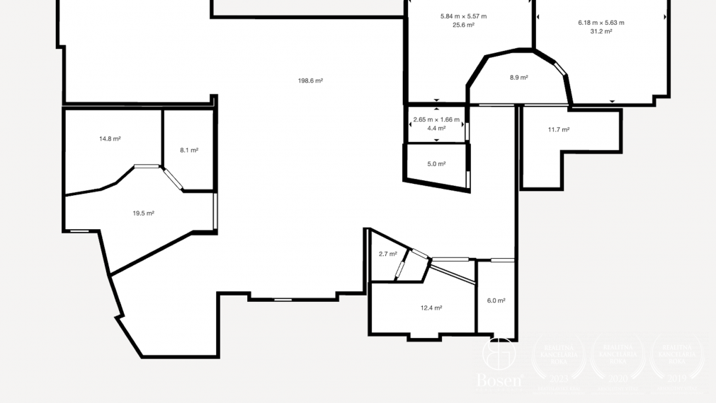 REZERVOVANÉ - BOSEN | Byt vhodný ako sídlo firmy, Černyševského, 771.64m2