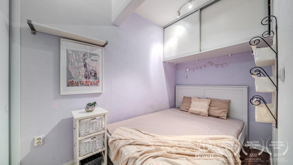 BOSEN | PREDANÉ  | Priestranný 1,5 izbový byt s loggiou a parkovacím miestom, Bulharská, Bratislava-Ružinov