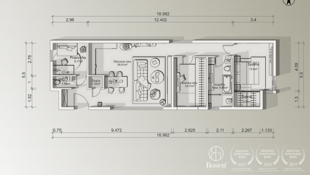 Bosen Realicity / 4 izbový rodinný dom v tichom prostredí