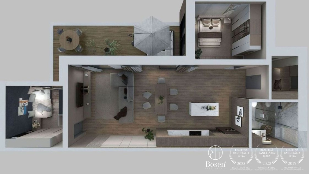 Bosen Realicity / Krásny 3 izbový rodinný dvojdom na Dunajskej ulici