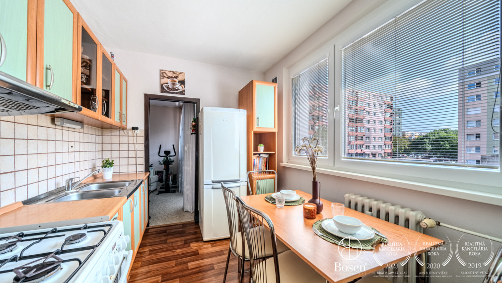 BOSEN | PREDANÉ | Na predaj 4 izbový byt na Bodvianskej ulici, Bratislava, 77m2