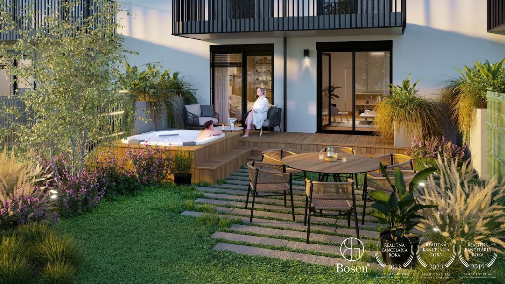 REALICITY / 3 izbový byt s predzáhradkou a výhľadom na les v Projekte Byty Altum