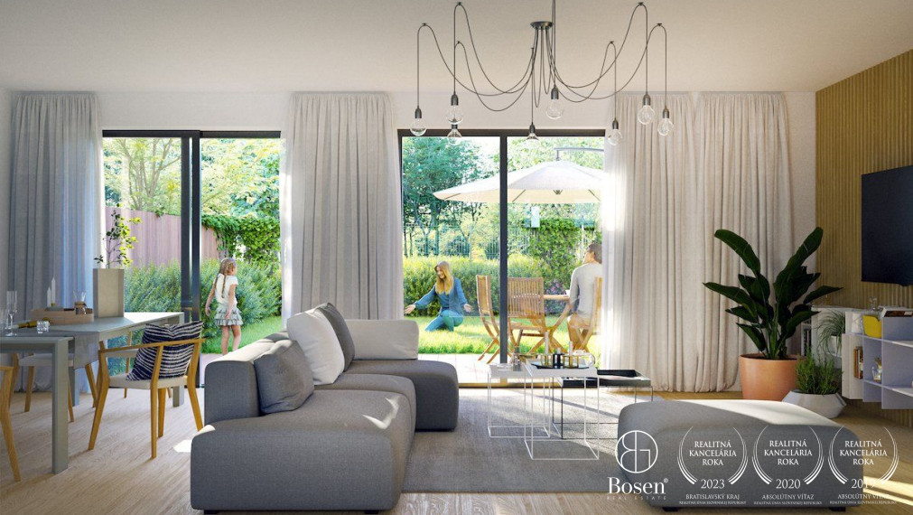 REALICITY / 3 izbový byt s predzáhradkou a výhľadom na les v Projekte Byty Altum