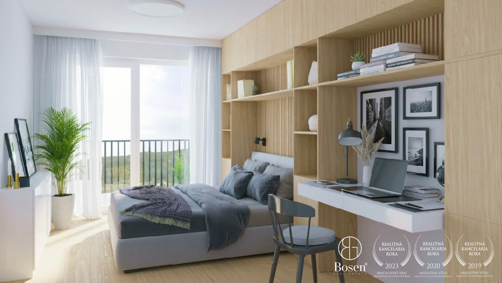 REALICITY / 3 izbový byt s predzáhradkou a výhľadom na les v Projekte Byty Altum