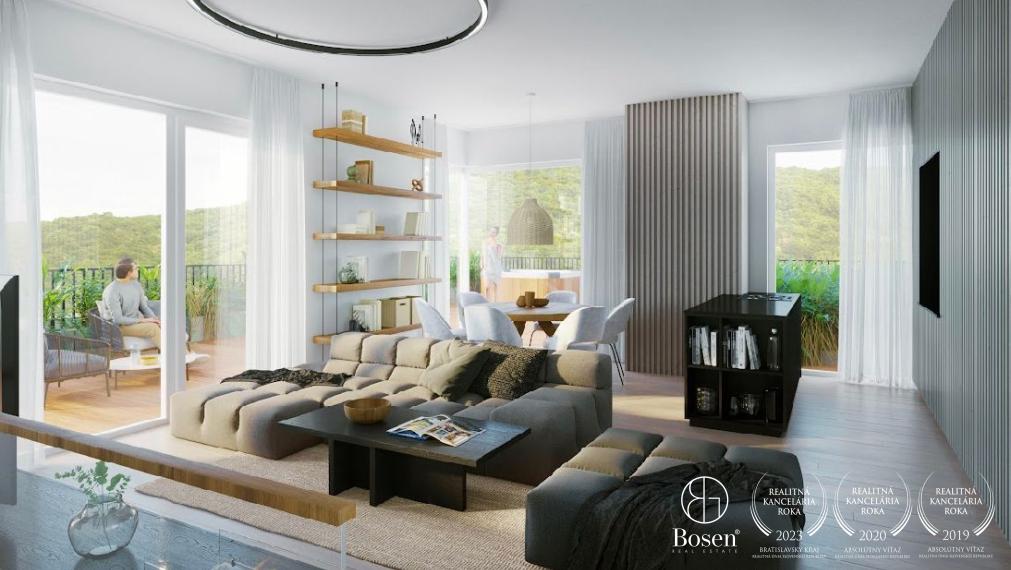 REALICITY / 2 izbový byt s výhľadom na les v Projekte Altum