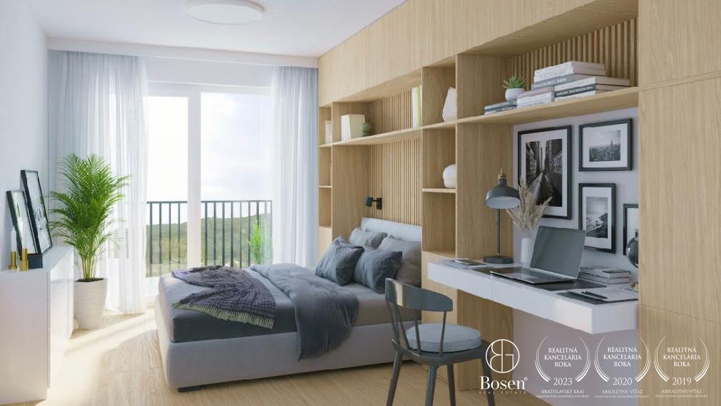 REALICITY / 2 izbový byt s výhľadom na les v Projekte Altum