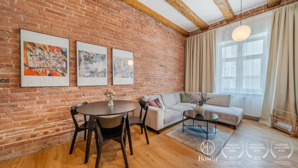 BOSEN | PRENAJATÉ: Dizajnový 2 izbový byt v blízkosti centra mesta, Vajnorská ul., Bratislava