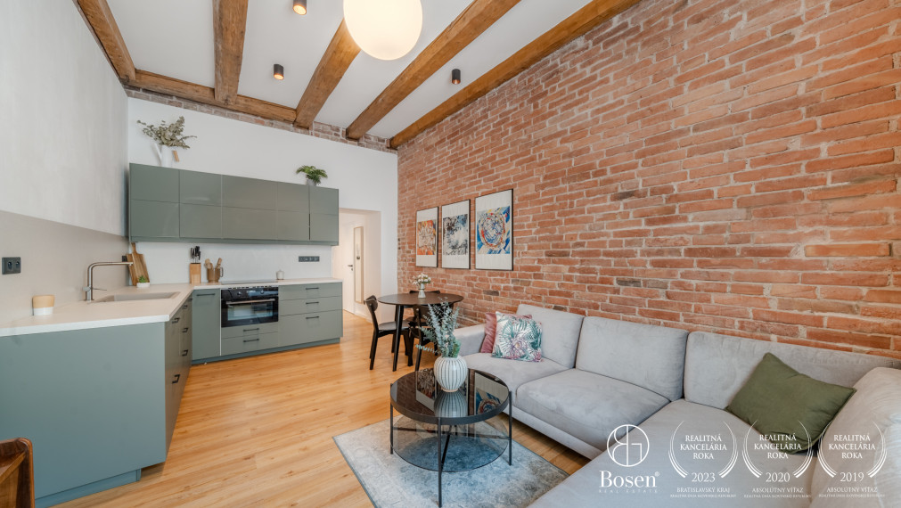 BOSEN | PRENAJATÉ: Dizajnový 2 izbový byt v blízkosti centra mesta, Vajnorská ul., Bratislava