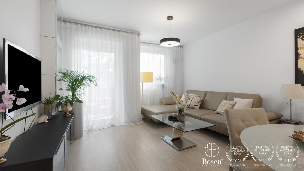 PREDANÉ: BOSEN | Zariadený 2kk apartmán v novostavbe NUPPU, Ružinov