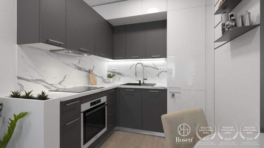 PREDANÉ: BOSEN | Zariadený 2kk apartmán v novostavbe NUPPU, Ružinov