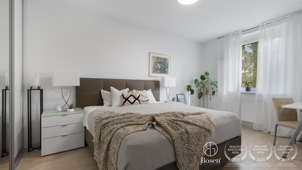 PREDANÉ: BOSEN | Zariadený 2kk apartmán v novostavbe NUPPU, Ružinov