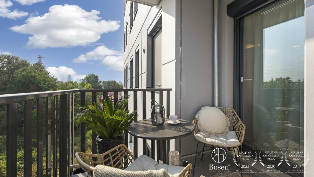 PREDANÉ: BOSEN | Zariadený 2kk apartmán v novostavbe NUPPU, Ružinov