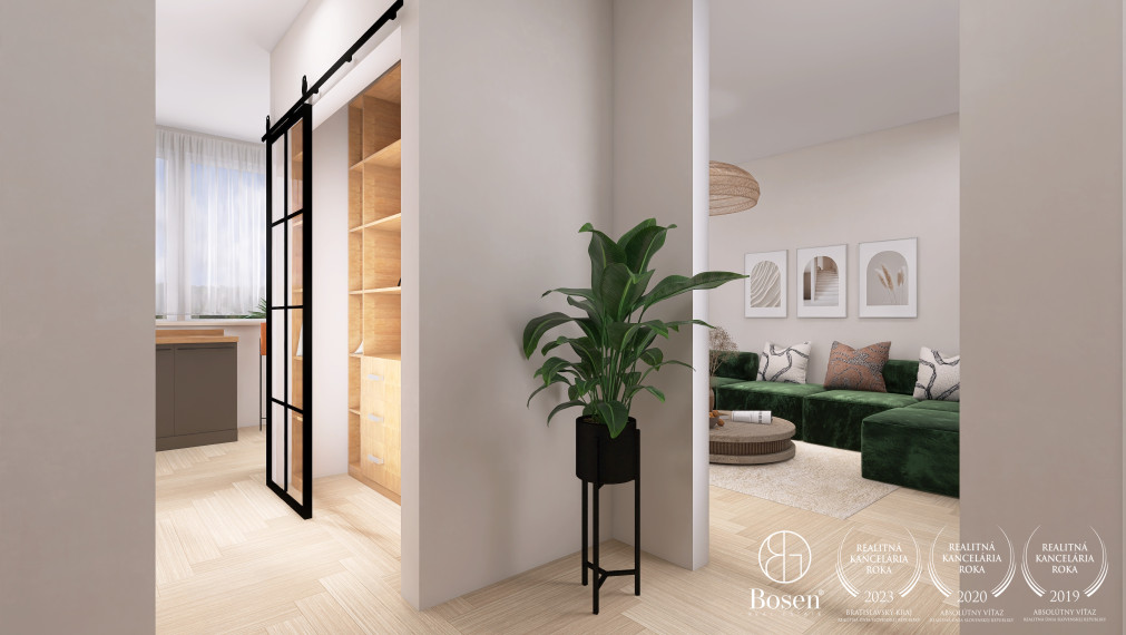 BOSEN | 2 izbový byt s loggiou v centre Fiľakova, 65m2