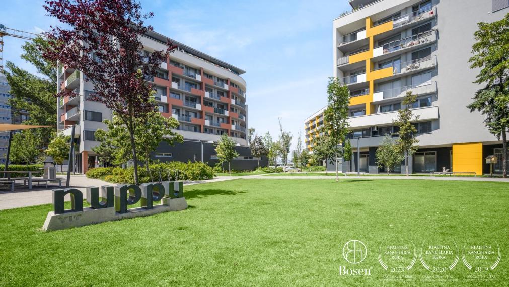 PREDANÉ: BOSEN | Zariadený 2kk apartmán v novostavbe NUPPU, Ružinov