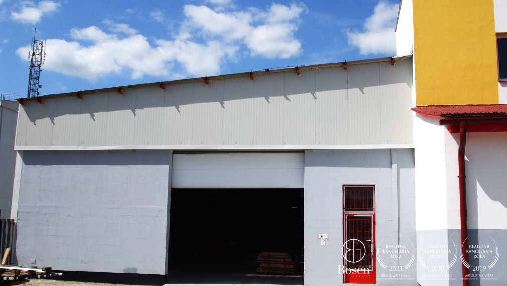 BOSEN | Skladovo - výrobný objekt s kancelárskym zázemím.
