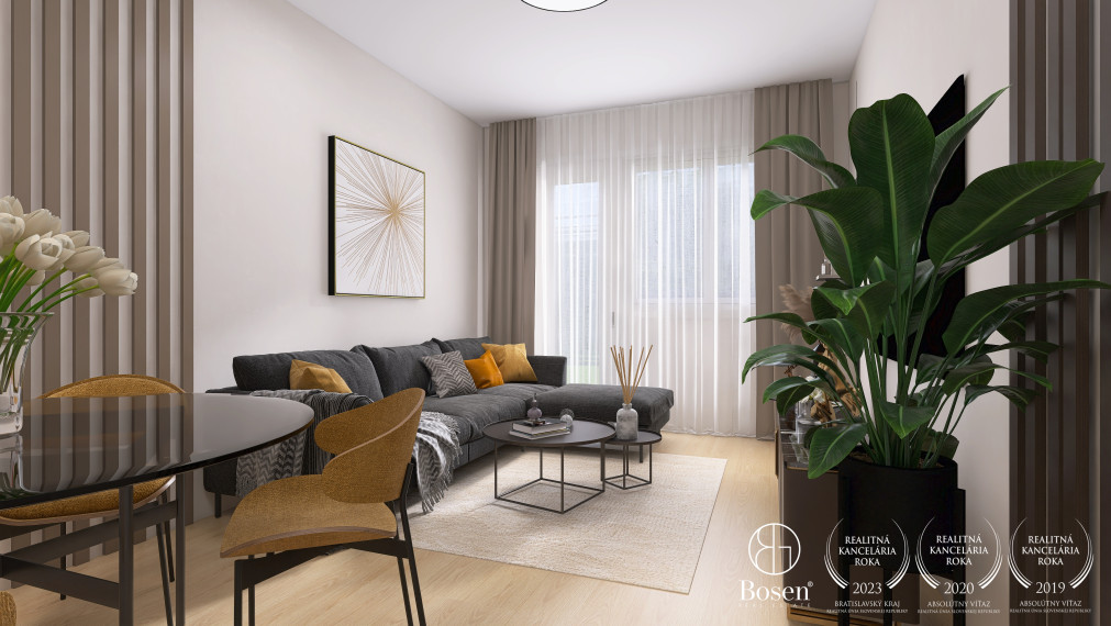 PREDANÉ - BOSEN | 3 izbový byt na sídlisku Muškát v Pezinku