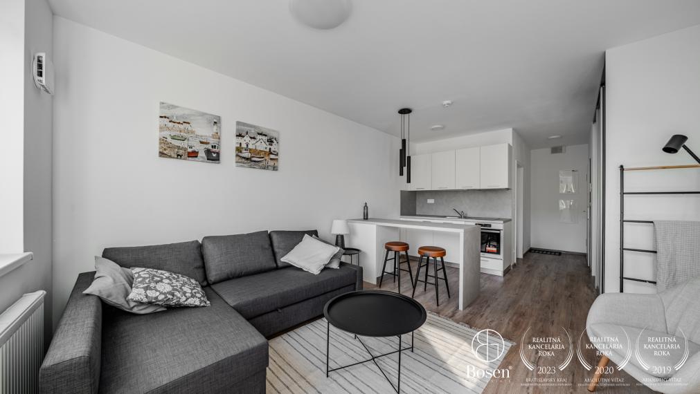 BOSEN | Zariadený 1.izb.byt v novom projekte NUPPU, Investičná príležitosť, Ružinov