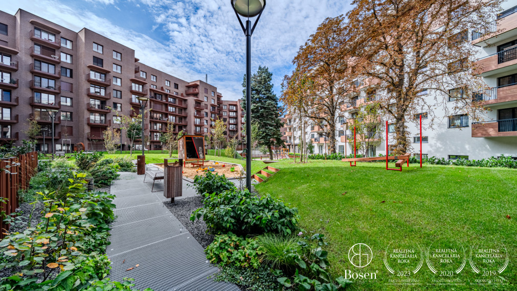 BOSEN | Prenájom kompletne zariadený 3 izbový byt s garážovým státím, 81,93 m2, ZWIRN, Bratislava -  m.č. Ružinov