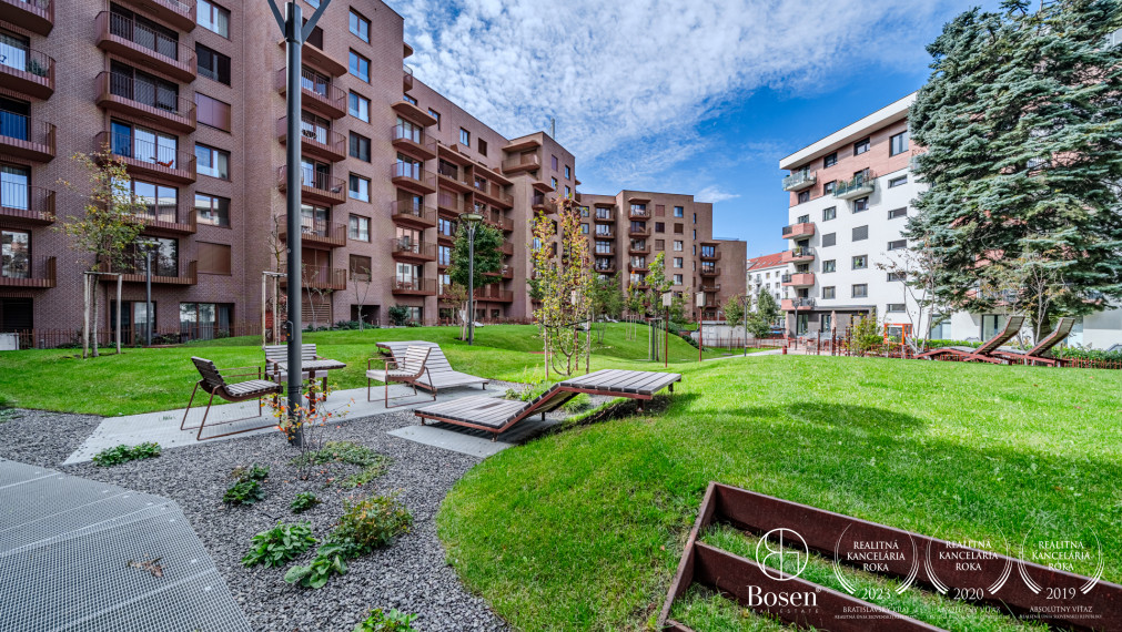 BOSEN | Prenájom kompletne zariadený 3 izbový byt s garážovým státím, 81,93 m2, ZWIRN, Bratislava -  m.č. Ružinov