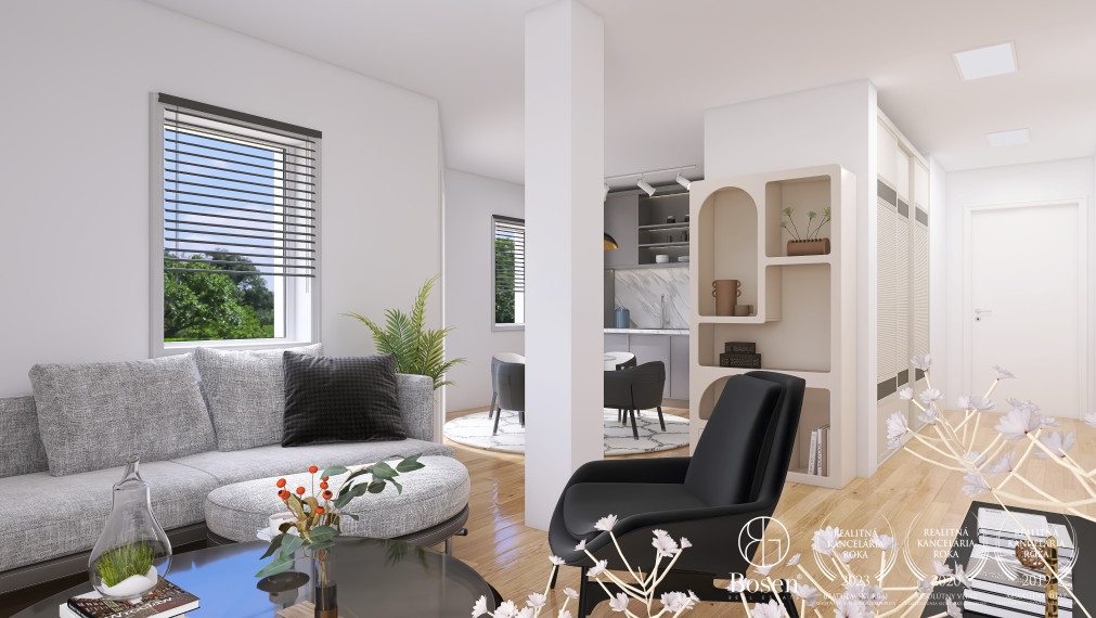 BOSEN | Mezonetový 4 izbový apartmán A08, Liptovský Mikuláš - Ondrašová, 121.90 m2