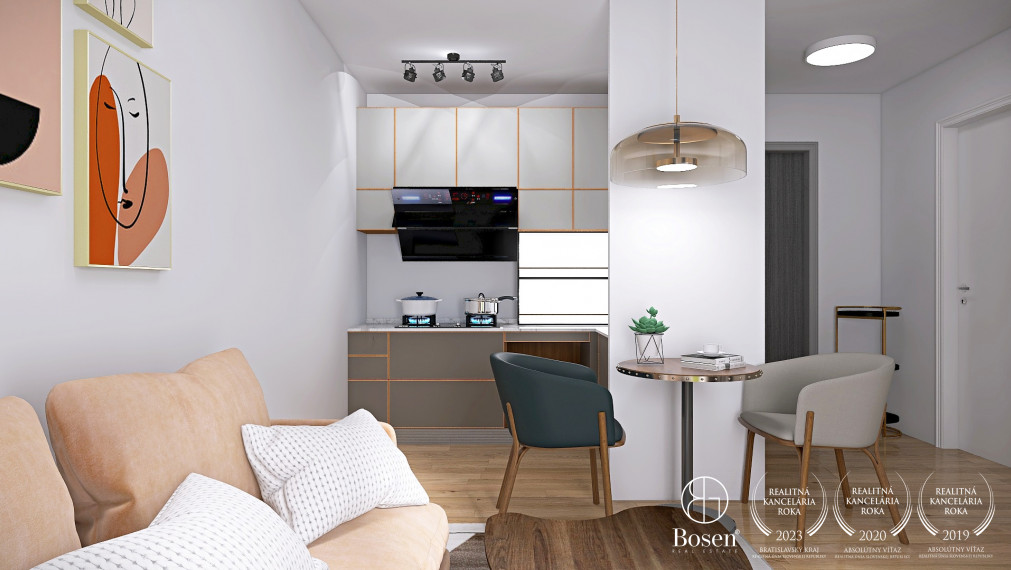 BOSEN | Mezonetový 3 izbový apartmán A07, Liptovský Mikuláš - Ondrašová, 65 m2