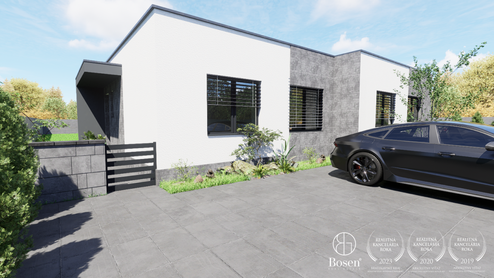 BOSEN |  3 izb.rodinný dvojdom na pozemku 389m2