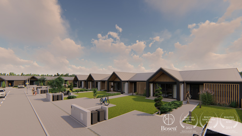 BOSEN | REZERVOVANÝ_Projekt pre 15 RRD s platným stavebným povolením, Senica, 10598 m2