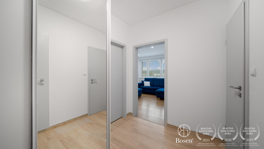 BOSEN | Predaj kompletne prerobený 3 izbový byt, 60,30 m2, Bratislava – m.č. Dúbravka