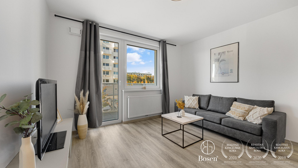BOSEN | 2 izbový priestranný zariadený byt na prenájom, Bratislava
