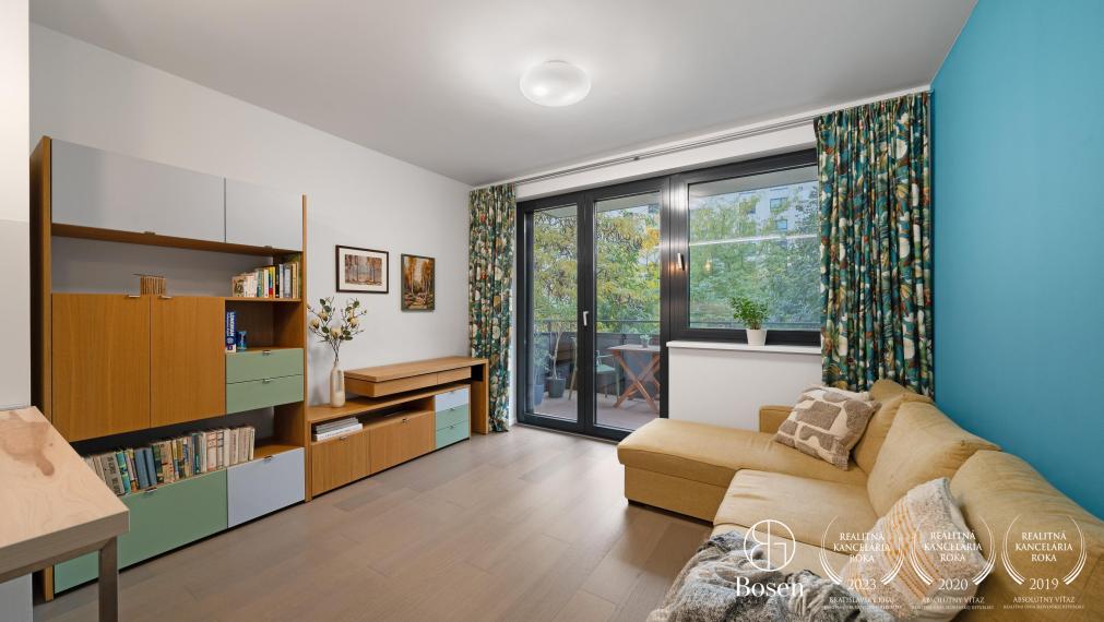 PREDANÉ | BOSEN | Novostavba 2-izbový apartmán s balkónom 52,61 m2, Rezidencia Blumentál II, Bratislava – m.č. Staré Mesto