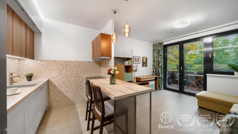 PREDANÉ | BOSEN | Novostavba 2-izbový apartmán s balkónom 52,61 m2, Rezidencia Blumentál II, Bratislava – m.č. Staré Mesto