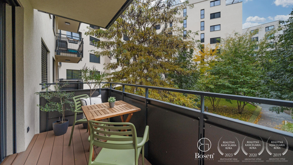 PREDANÉ | BOSEN | Novostavba 2-izbový apartmán s balkónom 52,61 m2, Rezidencia Blumentál II, Bratislava – m.č. Staré Mesto