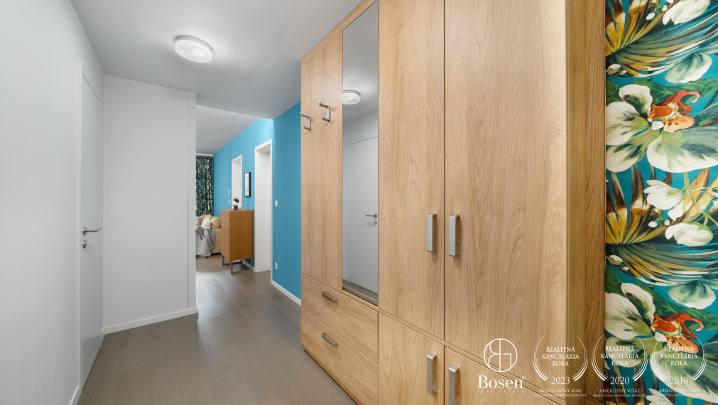 PREDANÉ | BOSEN | Novostavba 2-izbový apartmán s balkónom 52,61 m2, Rezidencia Blumentál II, Bratislava – m.č. Staré Mesto