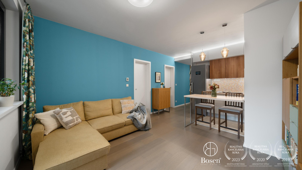 PREDANÉ | BOSEN | Novostavba 2-izbový apartmán s balkónom 52,61 m2, Rezidencia Blumentál II, Bratislava – m.č. Staré Mesto