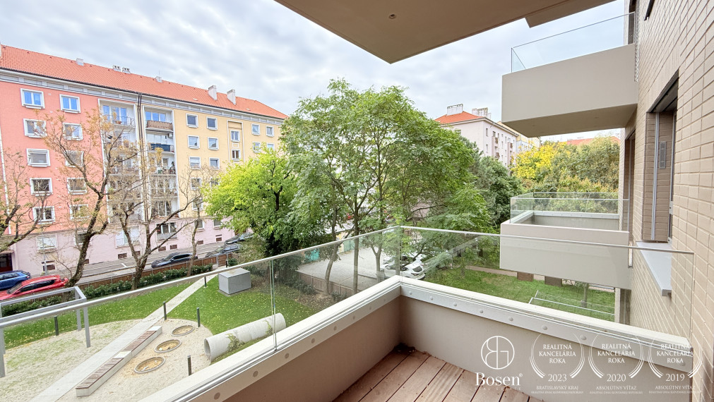 BOSEN | Priestranný 1 izb.byt v projekte Nová Vajnorská, Bratislava centrum, Vajnorská 32, 40 m2
