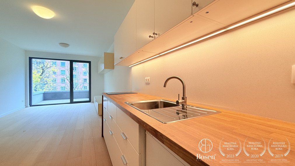 BOSEN | Priestranný 1 izb.byt v projekte Nová Vajnorská, Bratislava centrum, Vajnorská 32, 40 m2