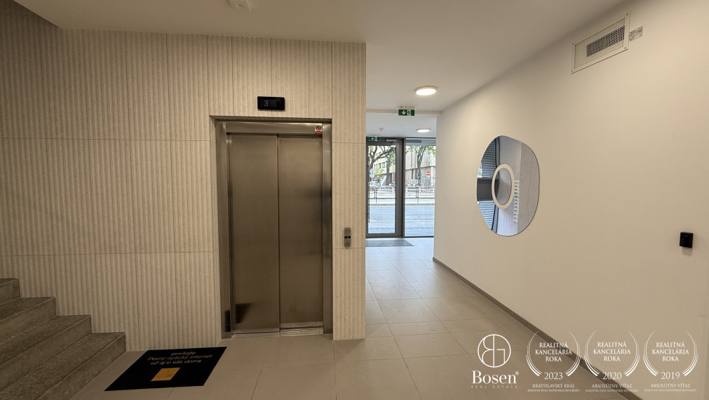 BOSEN | Priestranný 1 izb.byt v projekte Nová Vajnorská, Bratislava centrum, Vajnorská 32, 40 m2