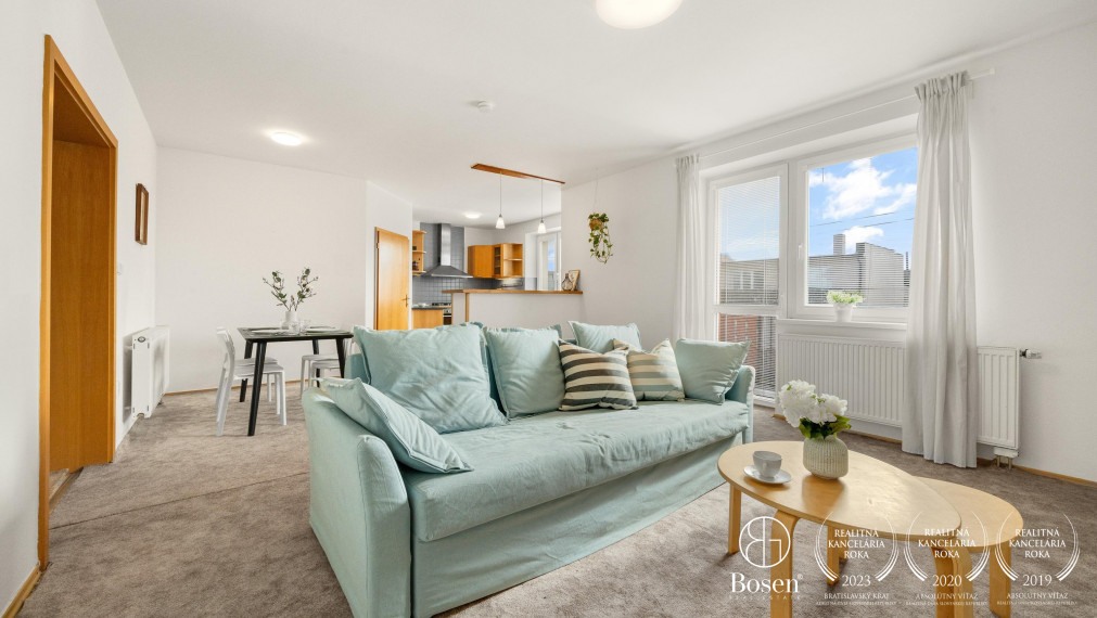 PREDANÉ - BOSEN | Slnečný 3 izbový byt 90 m2 s 2x parkovaním, Chorvátsky Grob