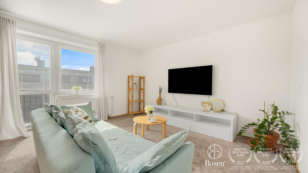 PREDANÉ - BOSEN | Slnečný 3 izbový byt 90 m2 s 2x parkovaním, Chorvátsky Grob