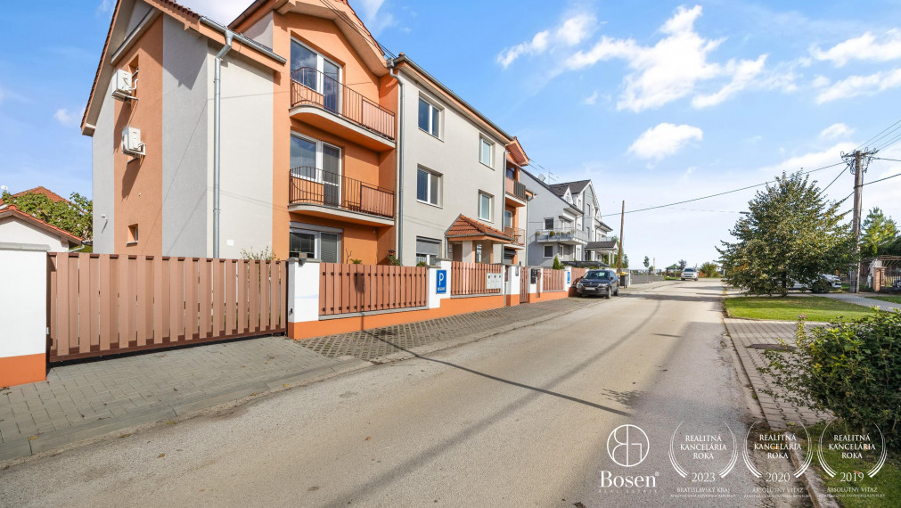 PREDANÉ - BOSEN | Slnečný 3 izbový byt 90 m2 s 2x parkovaním, Chorvátsky Grob