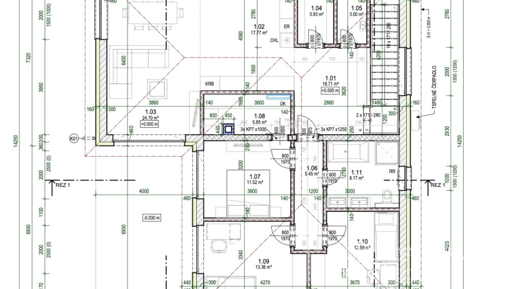 BOSEN | Rodinný dom pod Karpatami s garážou pre 2 autá, obec Kuchyňa