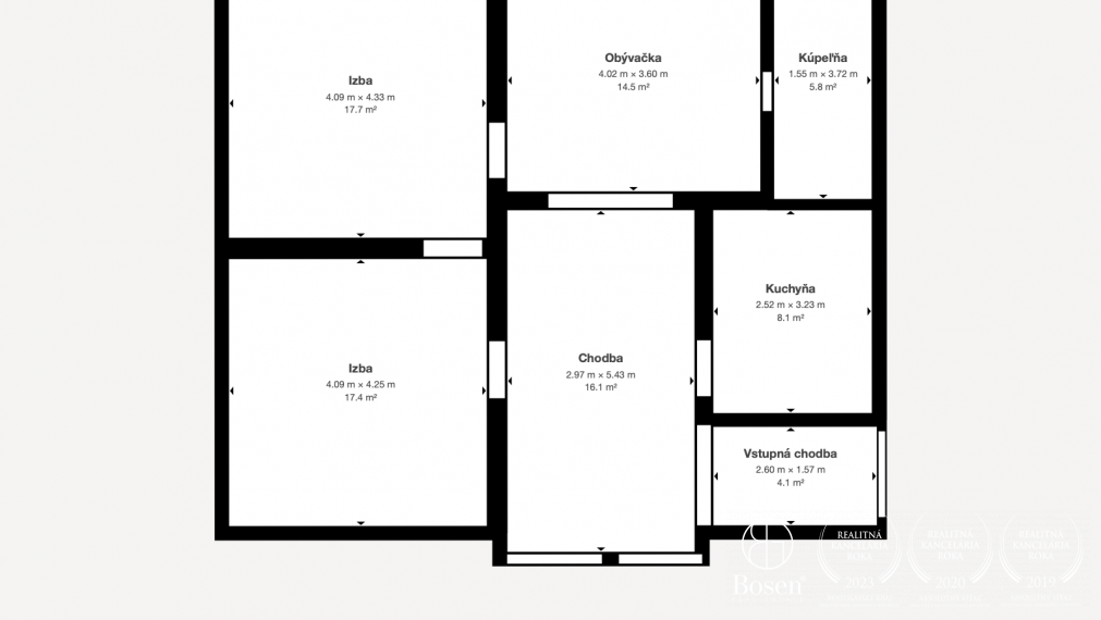 BOSEN | RD so 14á pozemkom v tichej oblasti Malá Dolina