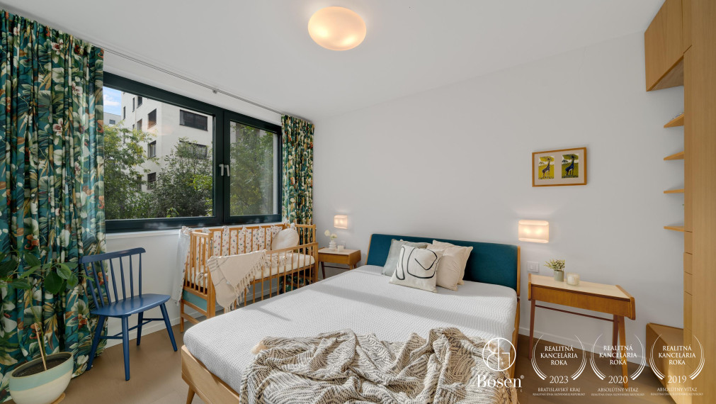 PREDANÉ | BOSEN | Novostavba 2-izbový apartmán s balkónom 52,61 m2, Rezidencia Blumentál II, Bratislava – m.č. Staré Mesto