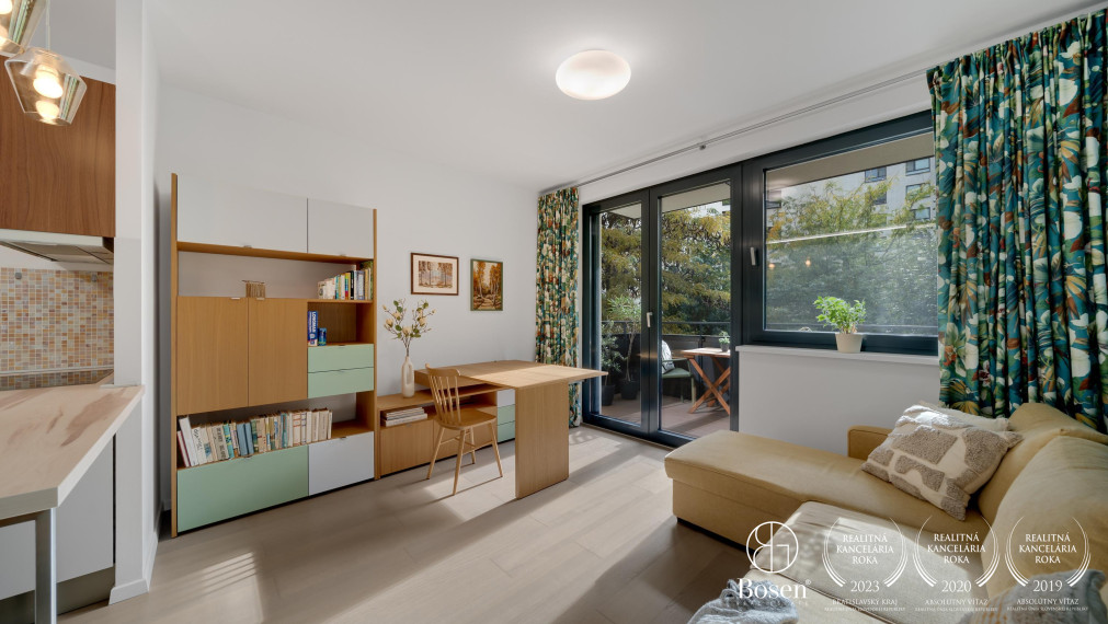 PREDANÉ | BOSEN | Novostavba 2-izbový apartmán s balkónom 52,61 m2, Rezidencia Blumentál II, Bratislava – m.č. Staré Mesto